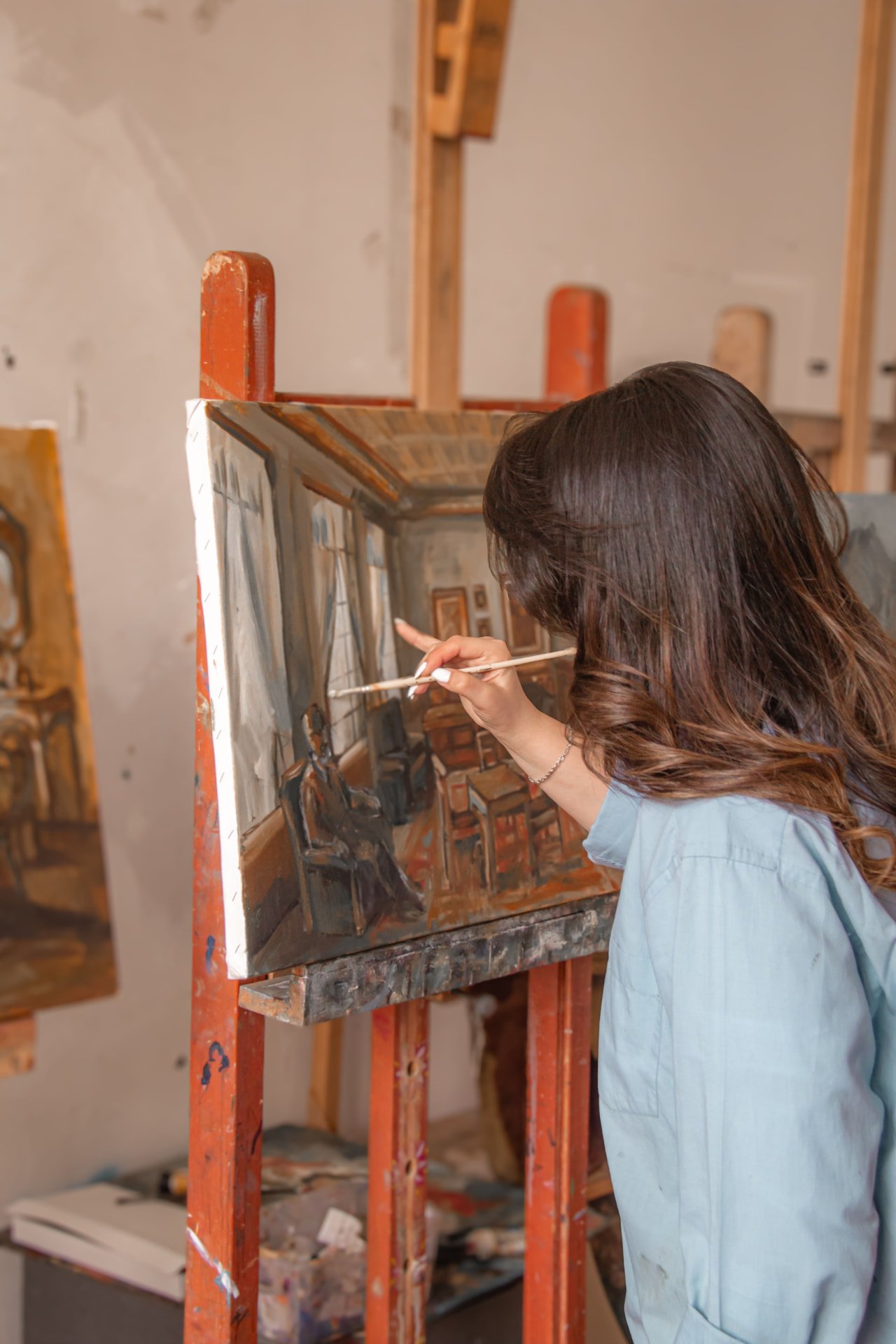 Imagem do workshop de Pintura